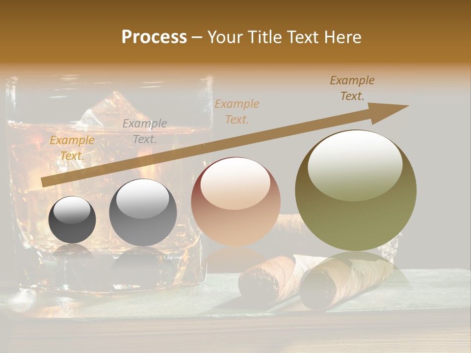 Ice Macro Isolated PowerPoint Template