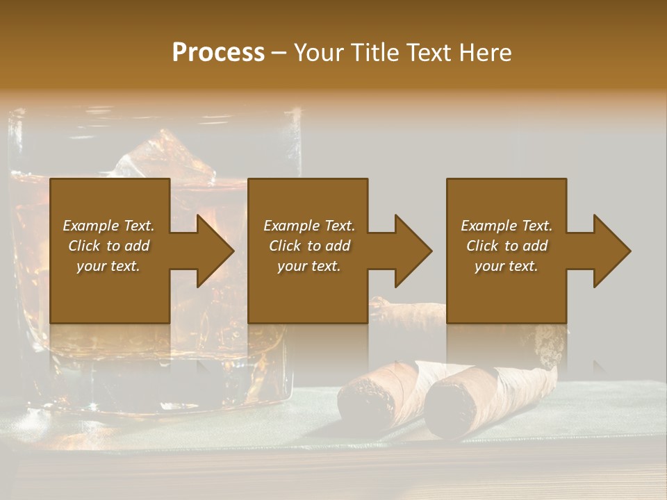 Ice Macro Isolated PowerPoint Template