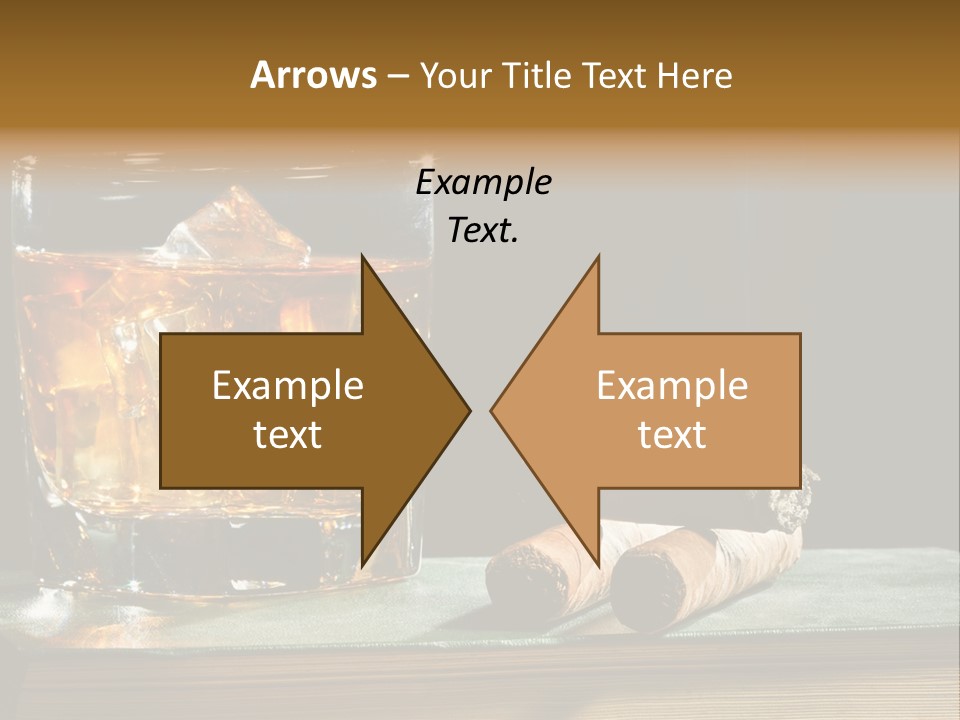 Ice Macro Isolated PowerPoint Template