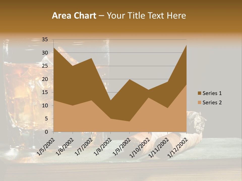 Ice Macro Isolated PowerPoint Template
