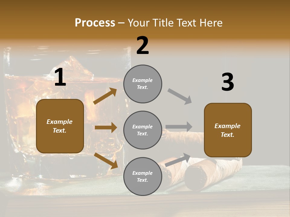 Ice Macro Isolated PowerPoint Template