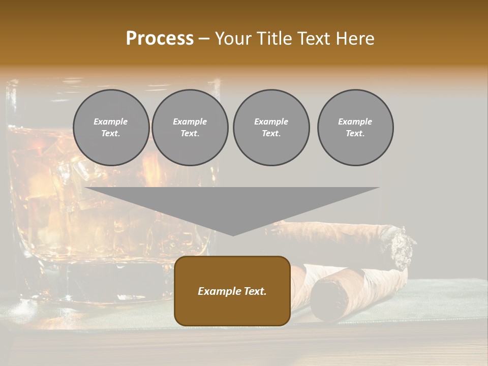 Ice Macro Isolated PowerPoint Template