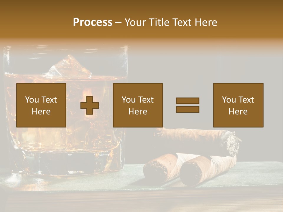 Ice Macro Isolated PowerPoint Template