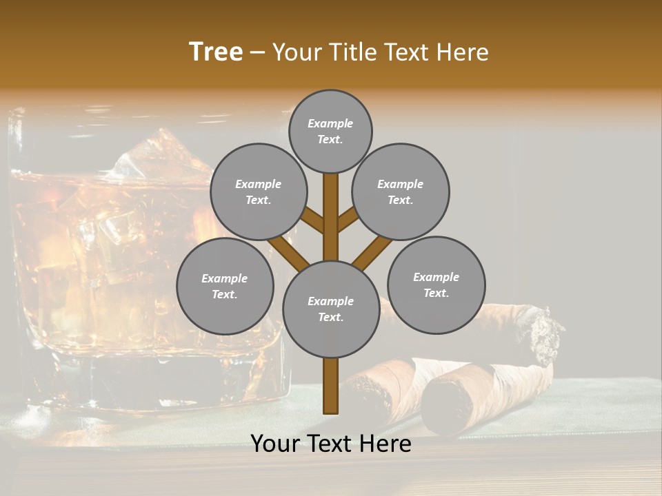 Ice Macro Isolated PowerPoint Template