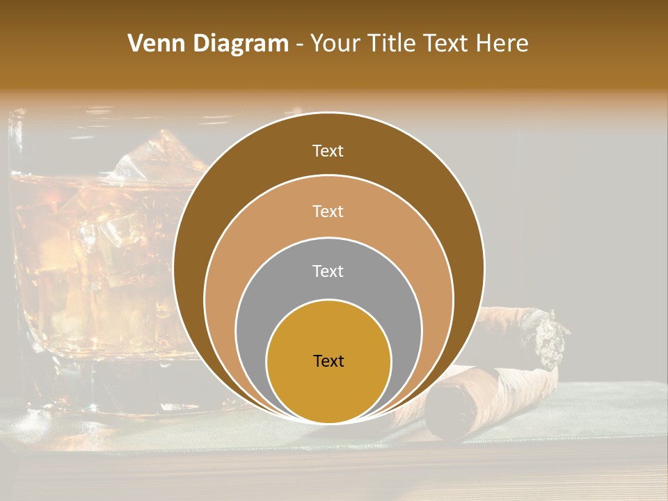 Ice Macro Isolated PowerPoint Template
