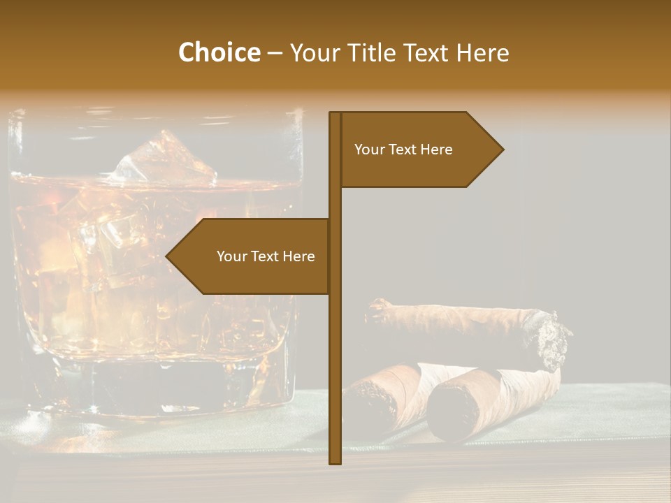 Ice Macro Isolated PowerPoint Template