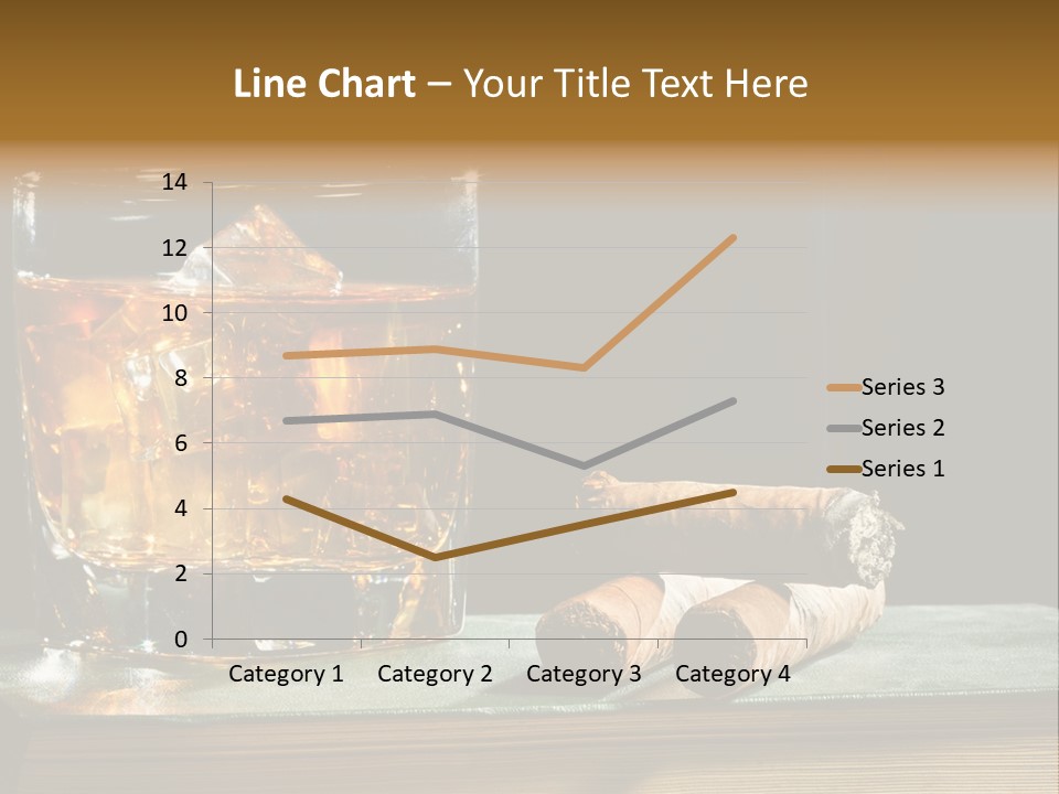 Ice Macro Isolated PowerPoint Template