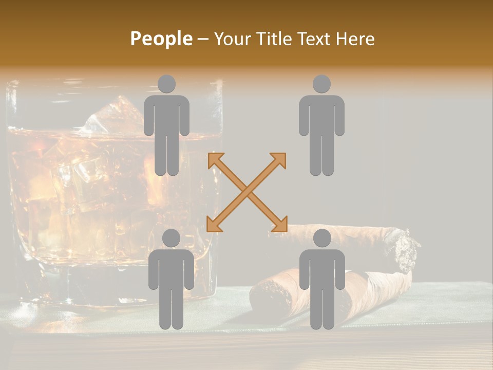 Ice Macro Isolated PowerPoint Template