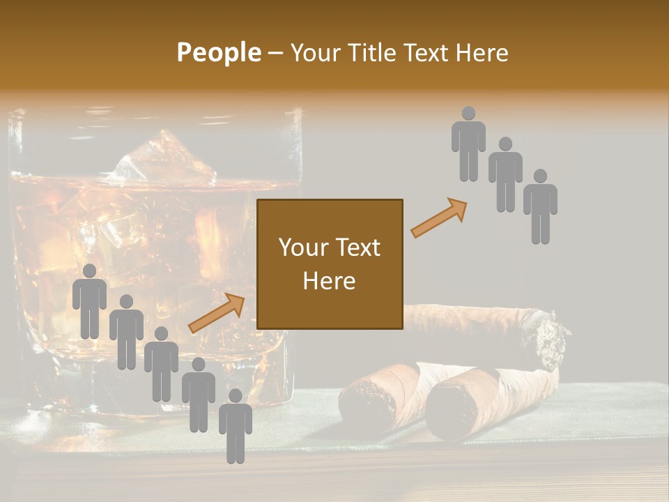 Ice Macro Isolated PowerPoint Template