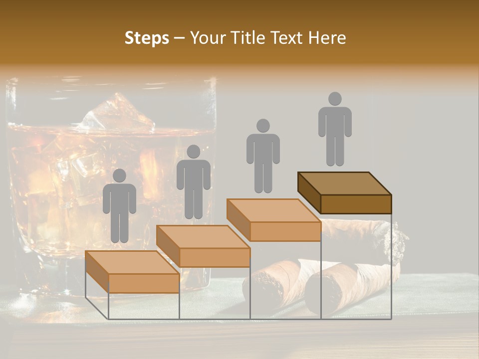 Ice Macro Isolated PowerPoint Template