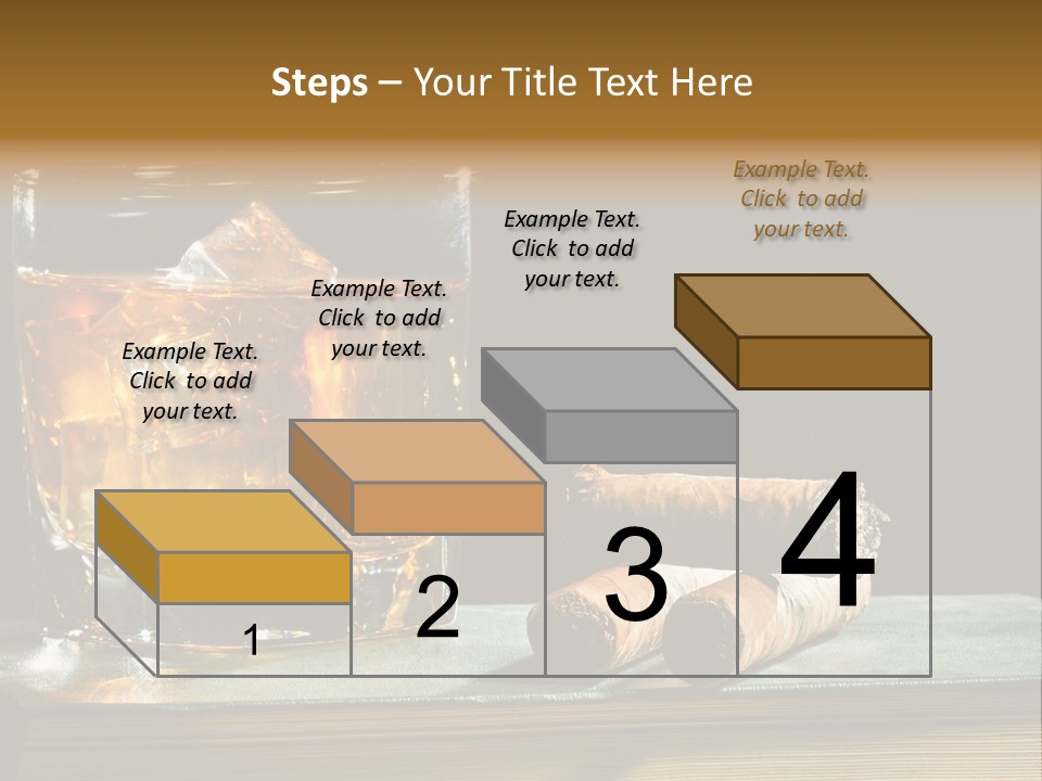 Ice Macro Isolated PowerPoint Template