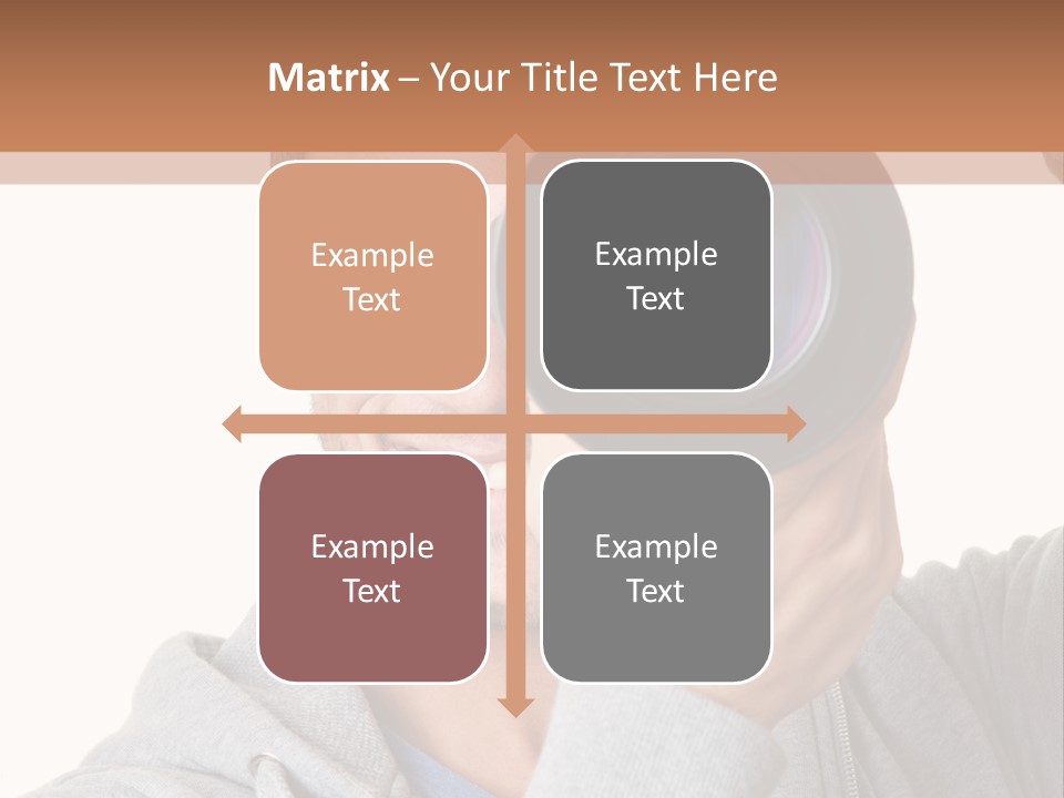Cameraman Picture Photograph PowerPoint Template