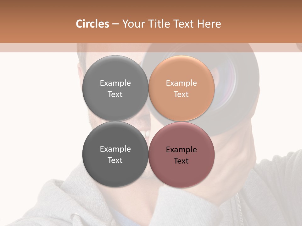 Cameraman Picture Photograph PowerPoint Template