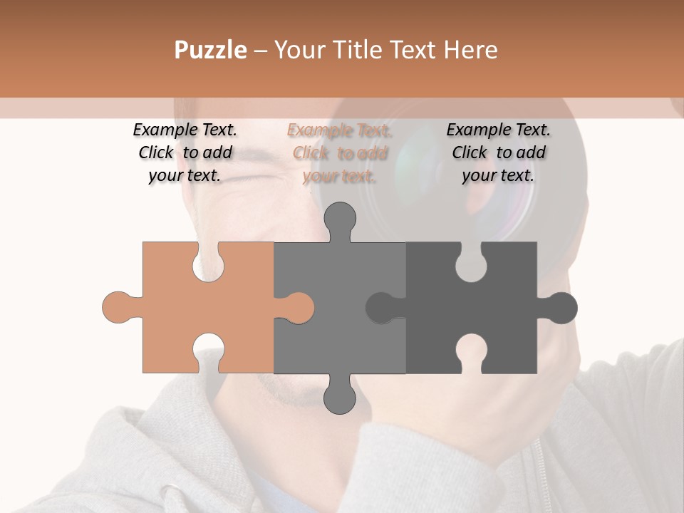 Cameraman Picture Photograph PowerPoint Template