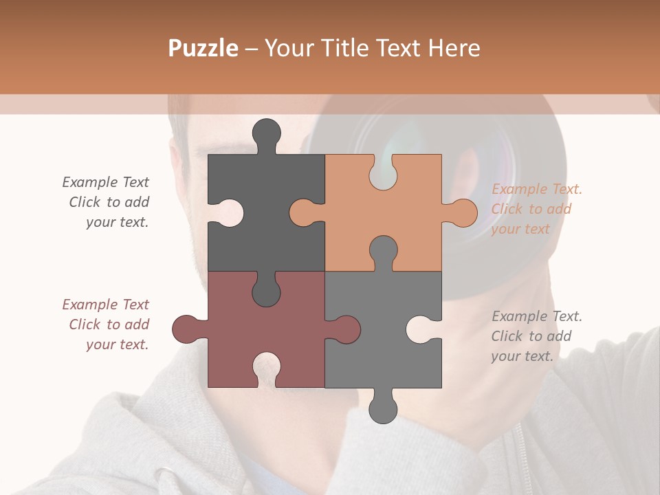 Cameraman Picture Photograph PowerPoint Template