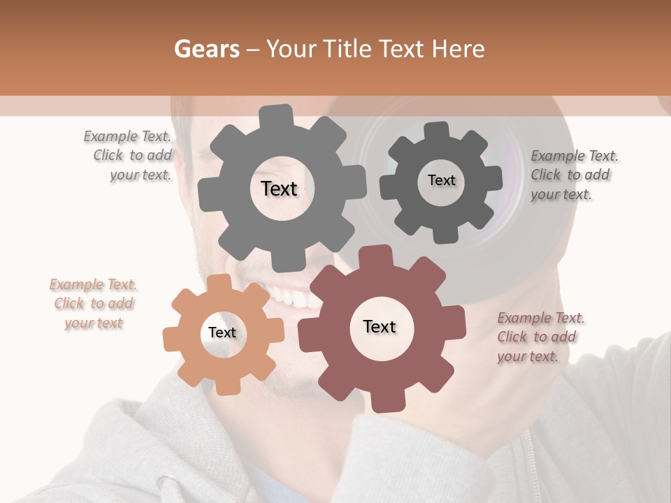 Cameraman Picture Photograph PowerPoint Template