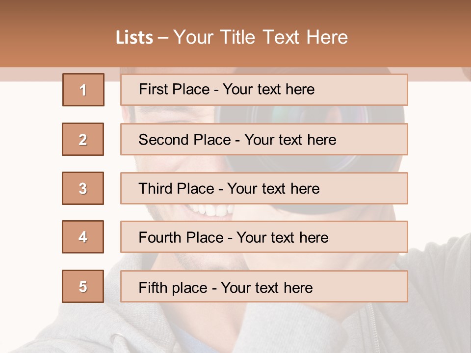 Cameraman Picture Photograph PowerPoint Template