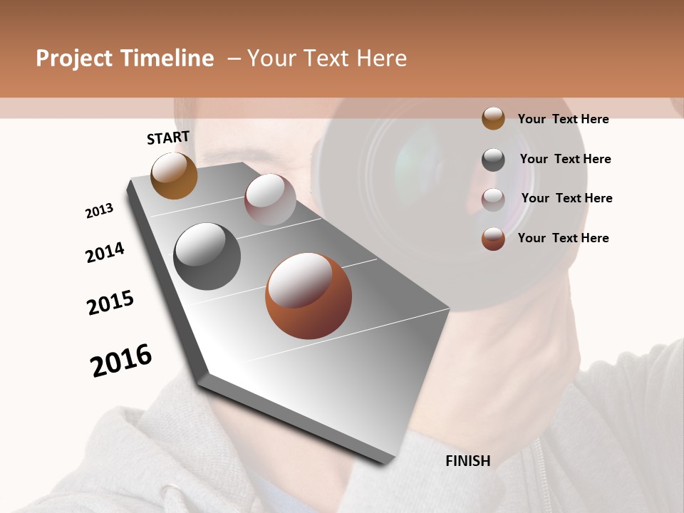 Cameraman Picture Photograph PowerPoint Template