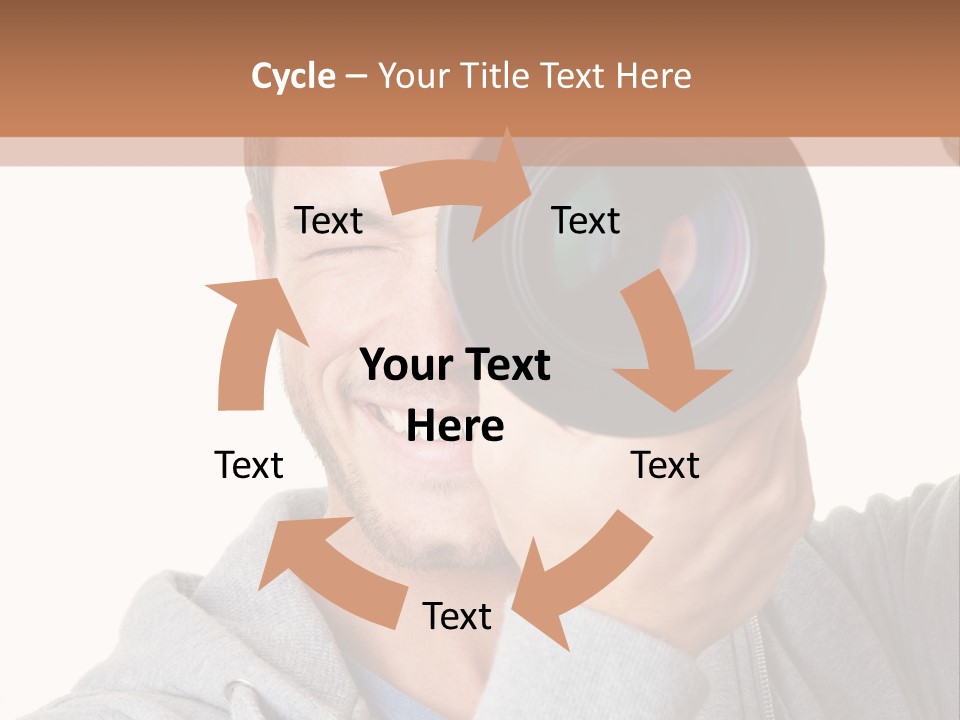 Cameraman Picture Photograph PowerPoint Template