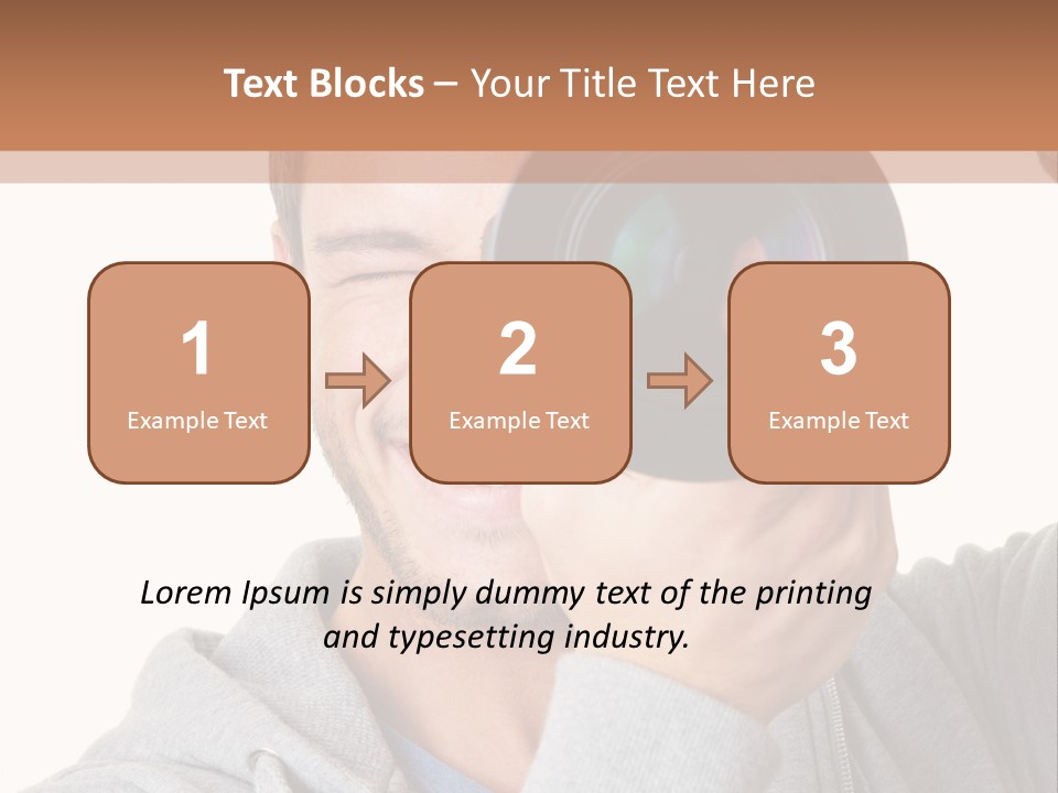 Cameraman Picture Photograph PowerPoint Template