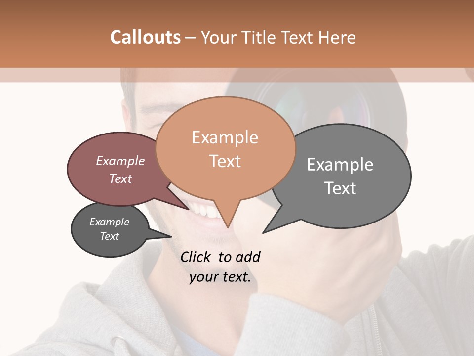 Cameraman Picture Photograph PowerPoint Template