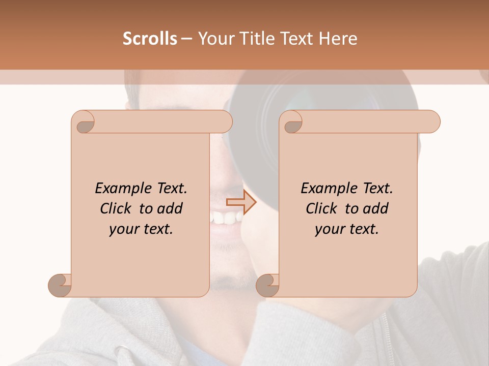 Cameraman Picture Photograph PowerPoint Template