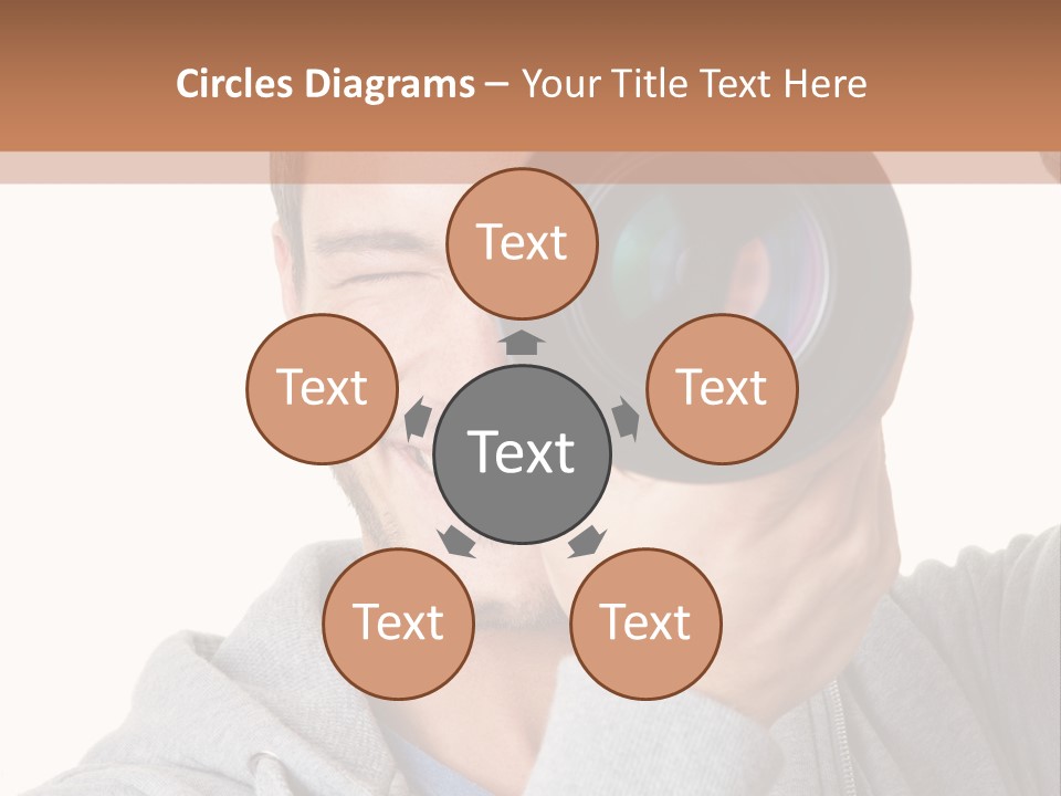 Cameraman Picture Photograph PowerPoint Template