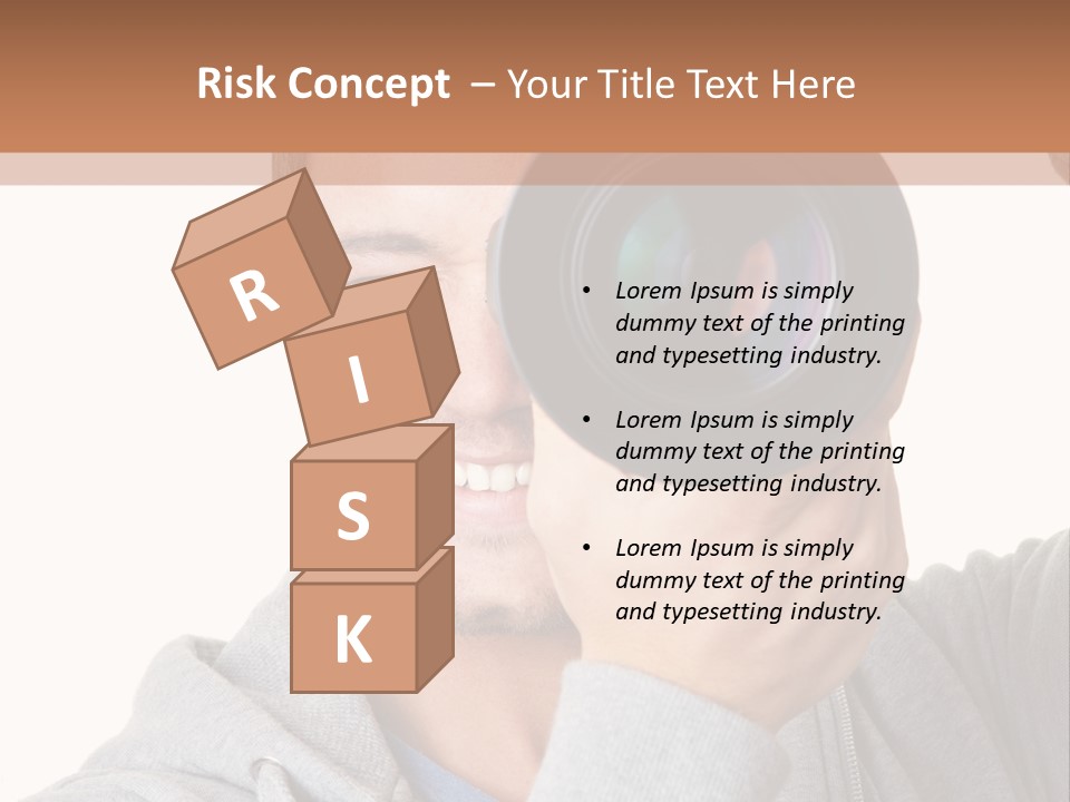 Cameraman Picture Photograph PowerPoint Template