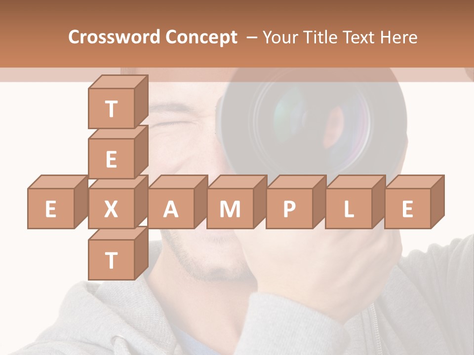Cameraman Picture Photograph PowerPoint Template