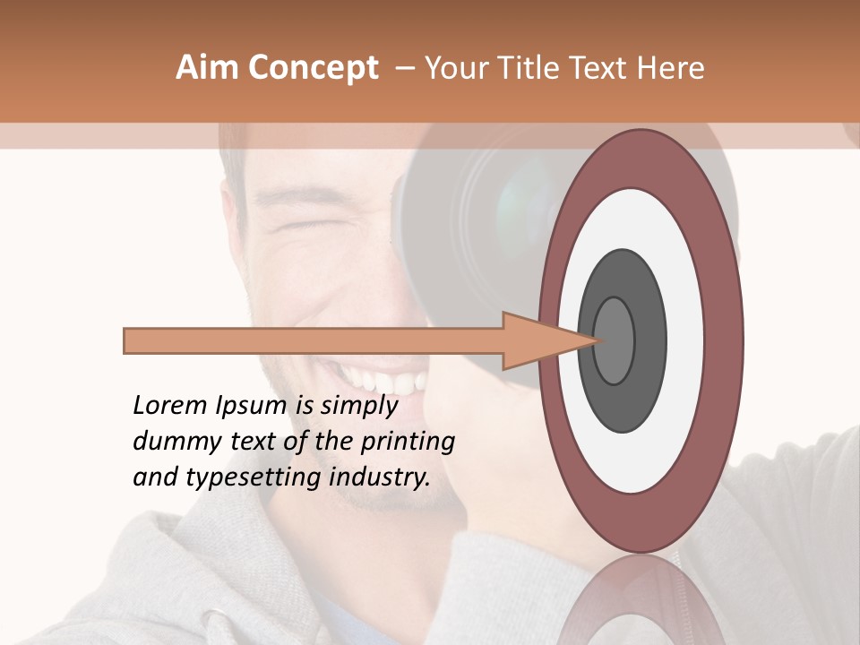Cameraman Picture Photograph PowerPoint Template