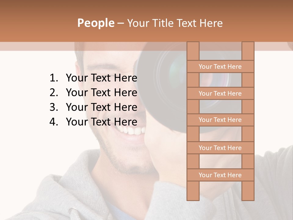 Cameraman Picture Photograph PowerPoint Template