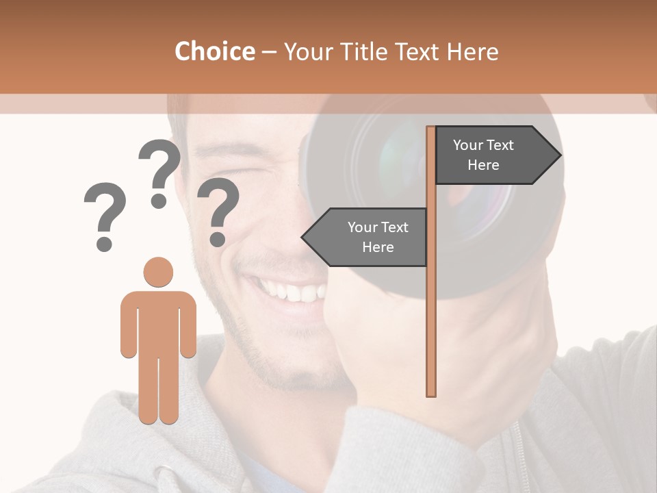 Cameraman Picture Photograph PowerPoint Template