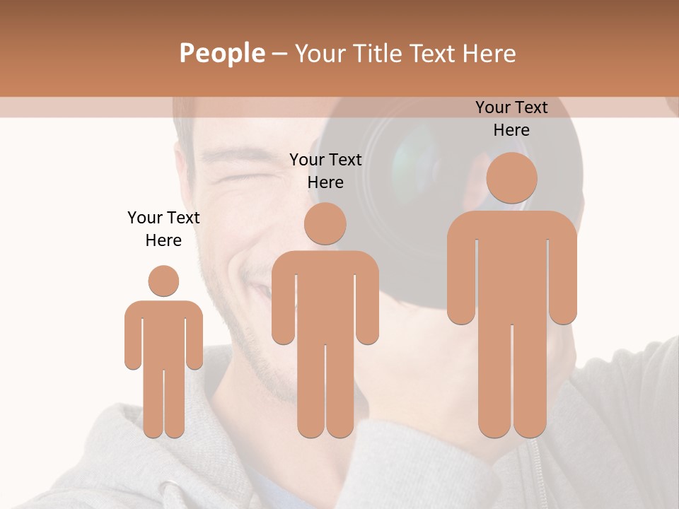 Cameraman Picture Photograph PowerPoint Template
