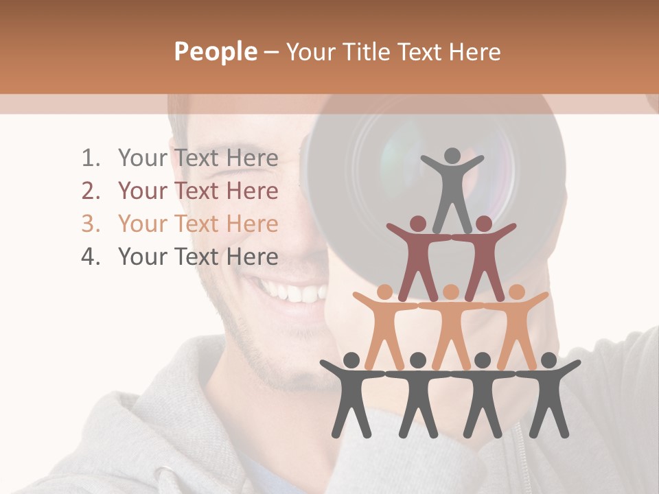 Cameraman Picture Photograph PowerPoint Template