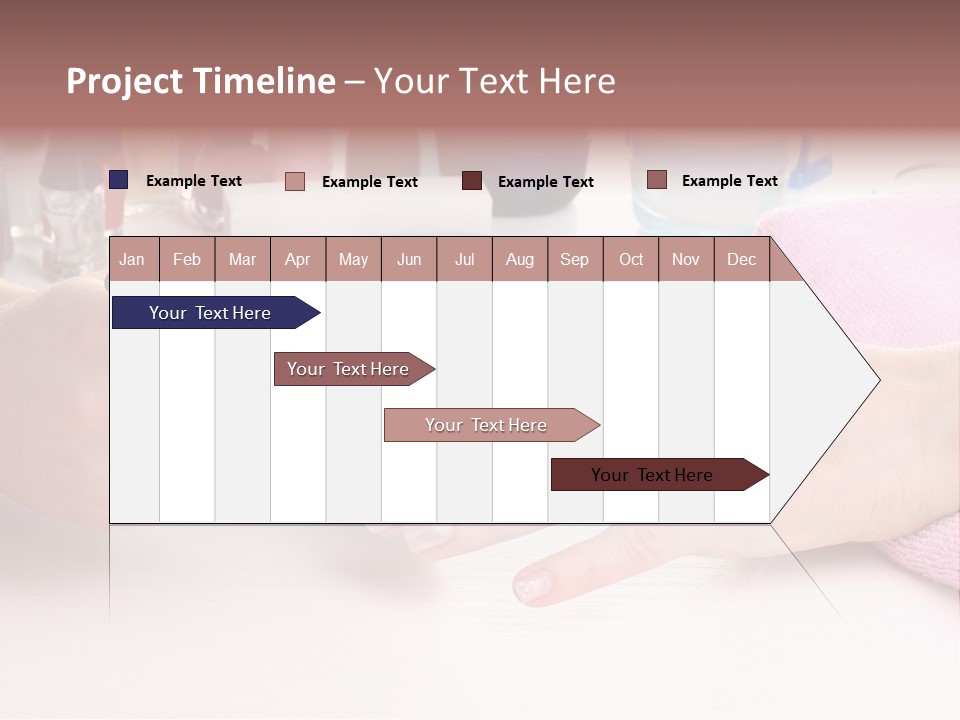 White Salon Towel PowerPoint Template