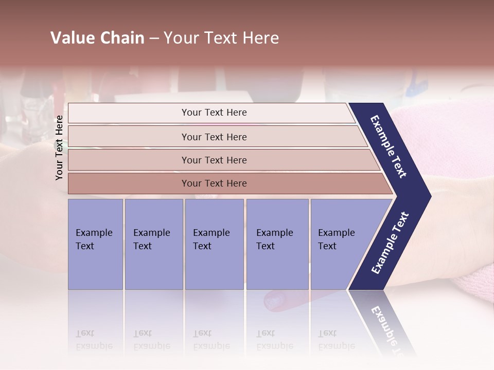 White Salon Towel PowerPoint Template