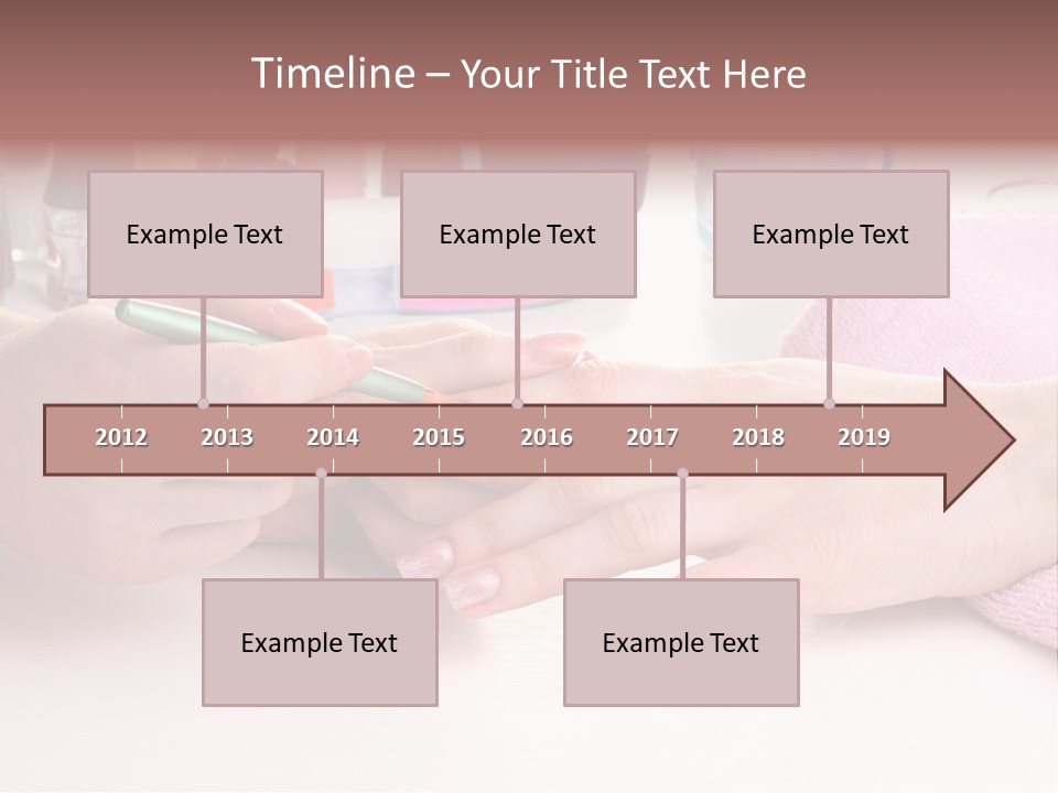 White Salon Towel PowerPoint Template