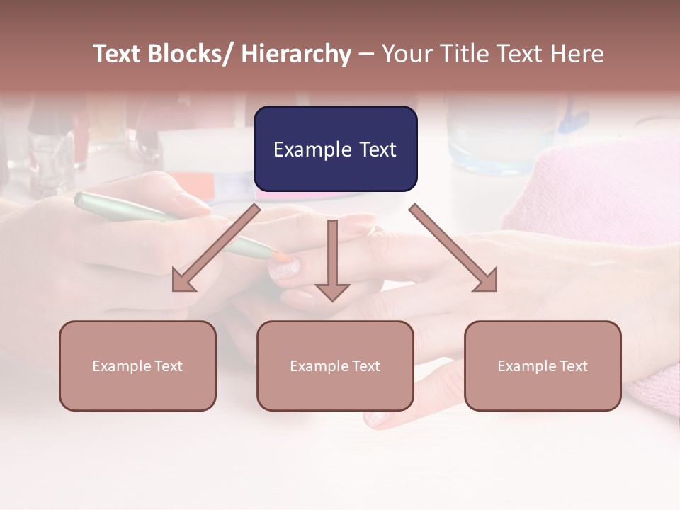 White Salon Towel PowerPoint Template