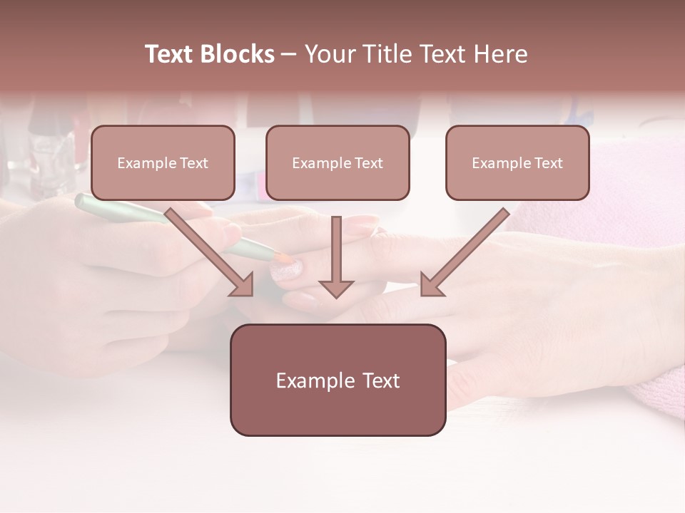White Salon Towel PowerPoint Template