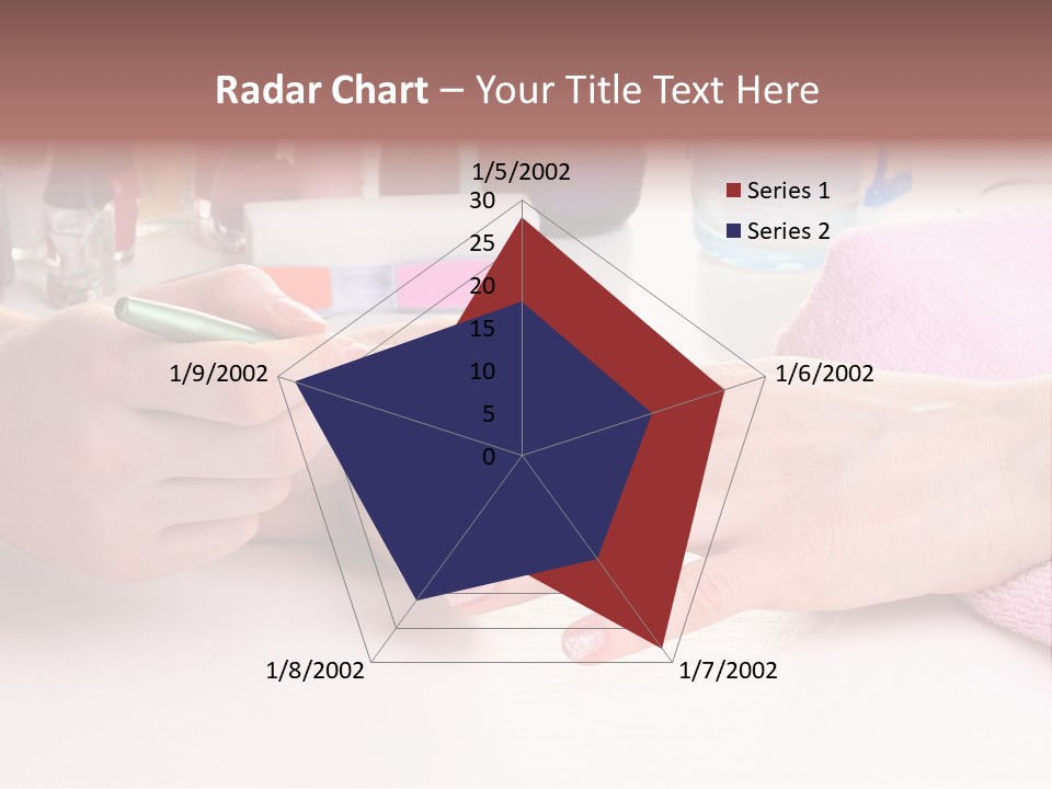 White Salon Towel PowerPoint Template
