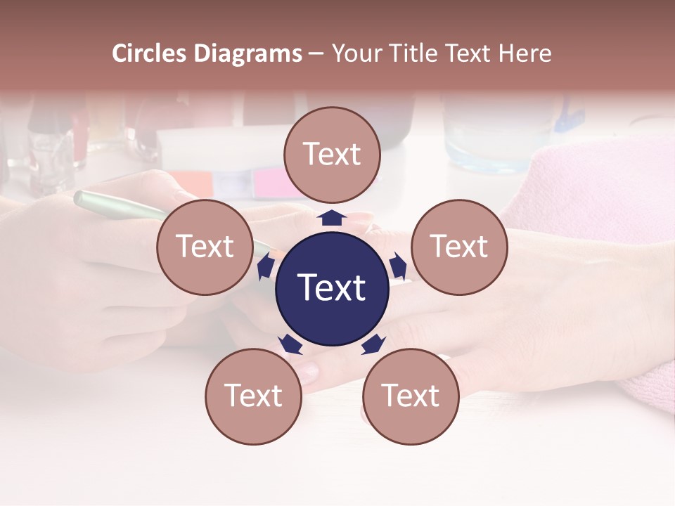 White Salon Towel PowerPoint Template