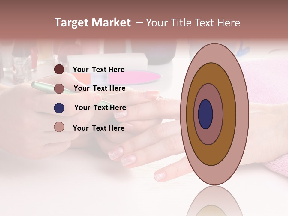 White Salon Towel PowerPoint Template