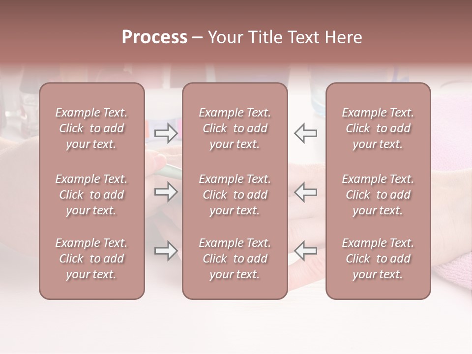 White Salon Towel PowerPoint Template