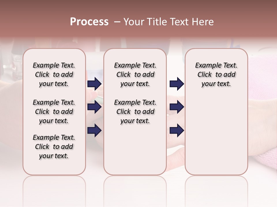 White Salon Towel PowerPoint Template
