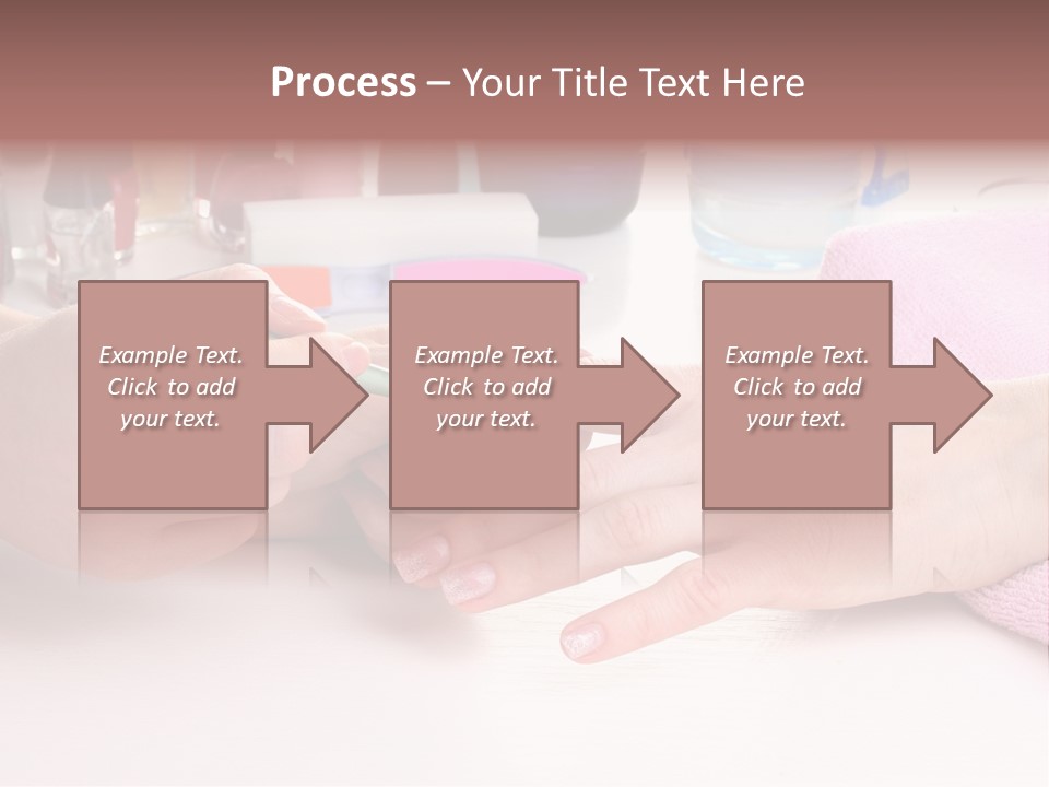 White Salon Towel PowerPoint Template