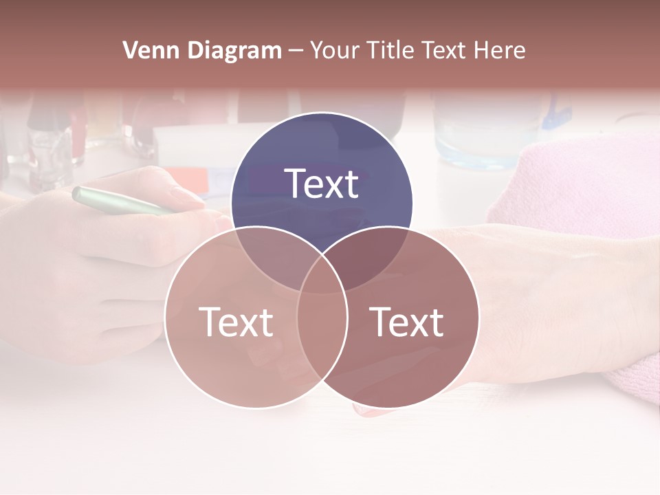 White Salon Towel PowerPoint Template