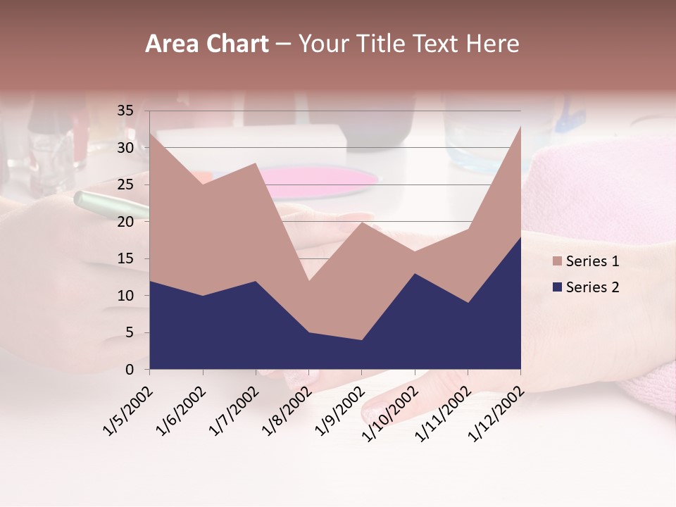 White Salon Towel PowerPoint Template