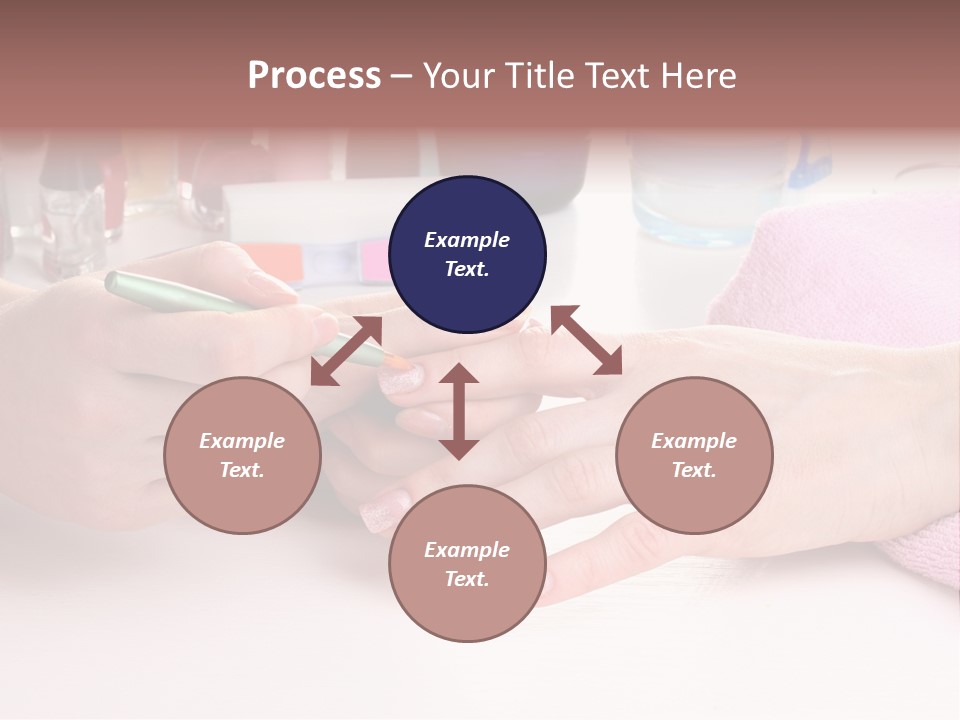 White Salon Towel PowerPoint Template