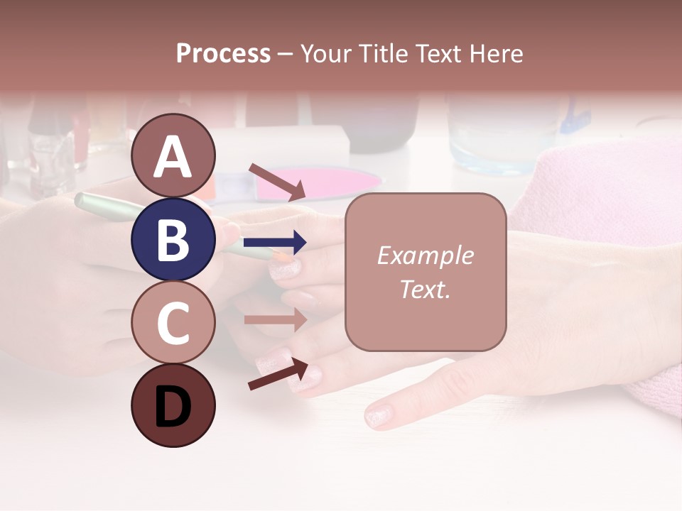 White Salon Towel PowerPoint Template