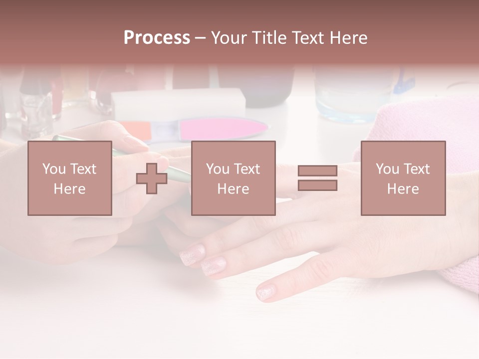 White Salon Towel PowerPoint Template